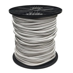 Elastisch koord 10 mm wit - aanbieding rol 100 meter