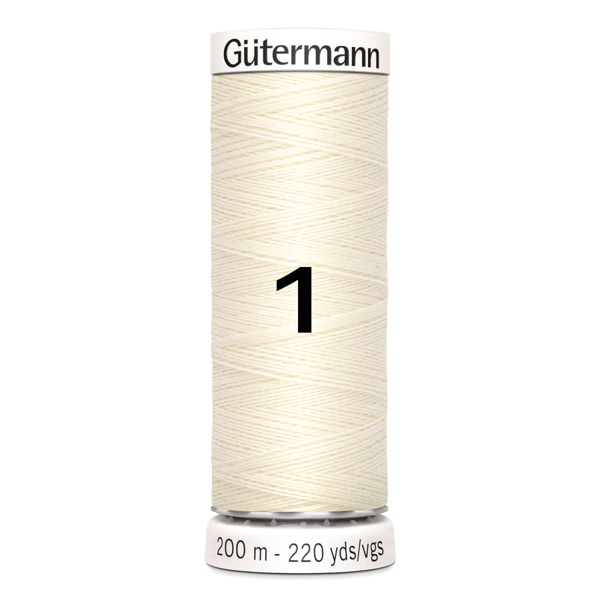 Gutermann garen | 200m | 1 creme naaigaren GM-200-1-CREME 4008015033828 - Fourniturenkraam.nl