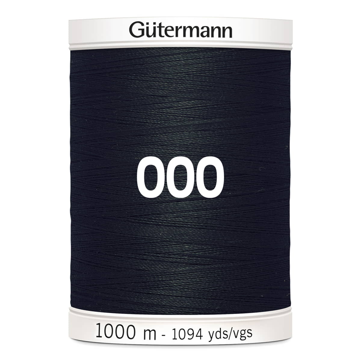 Gutermann garen | 1000m | 000 zwart naaigaren GM - 1000M - 000 - ZWART 4008015037604