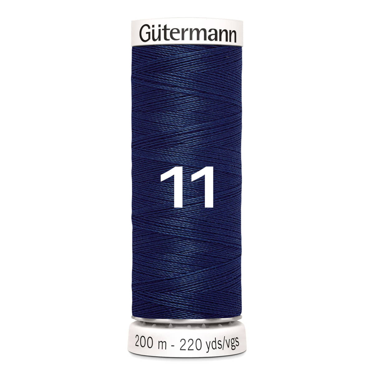 Gutermann garen | 200m | 11 donkerblauw naaigaren GM - 200 - 11 - DONKERBLAUW 4008015026301