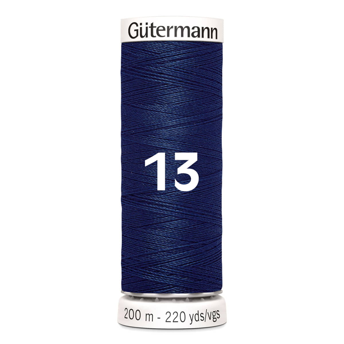 Gutermann garen | 200m | 13 donker blauw naaigaren GM - 200 - 13 - DBLUE 4008015026349