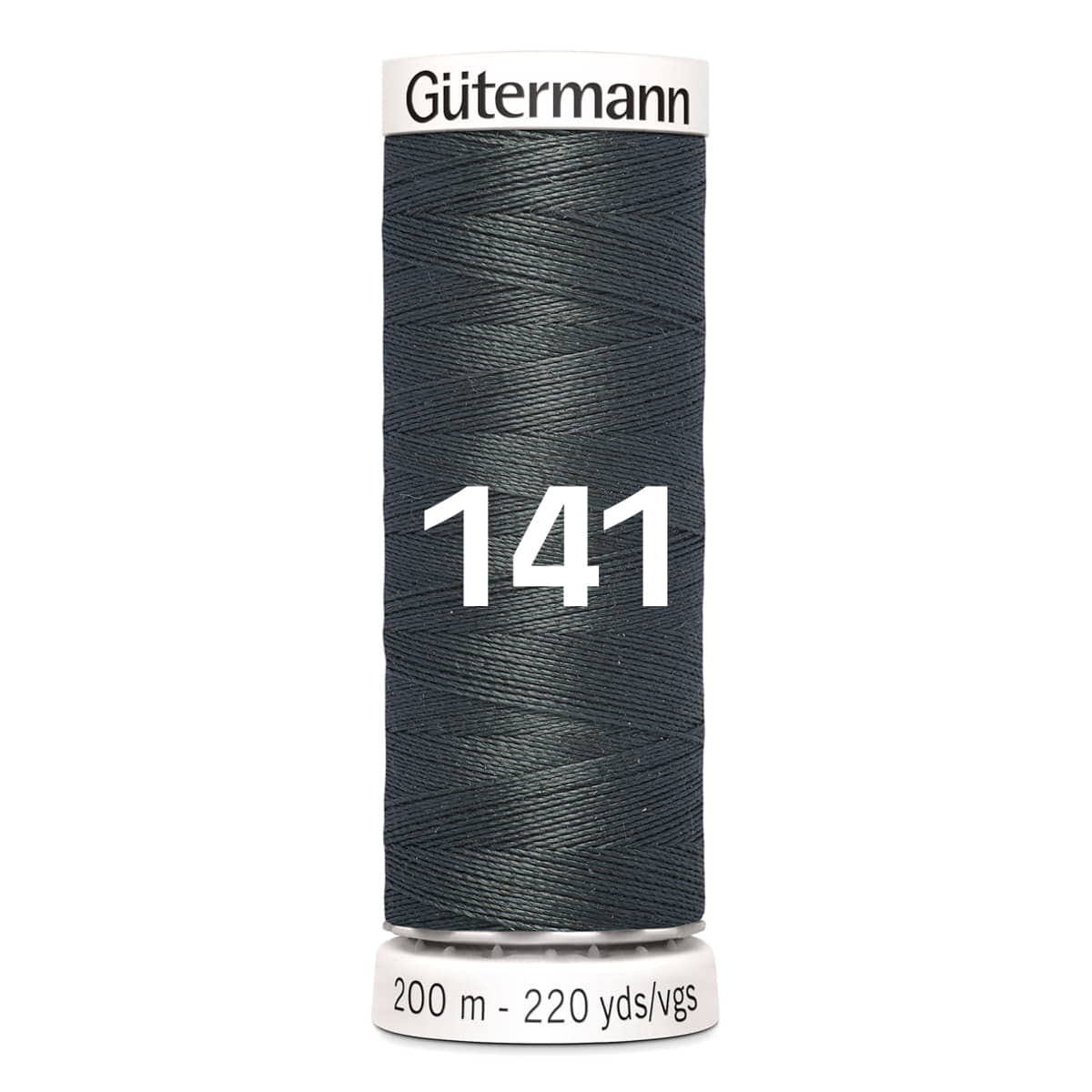 Gutermann garen | 200m | 141 dokergrijs blauw naaigaren GM - 200 - 141 - DOKERGRIJS - BLAUW 4008015027568