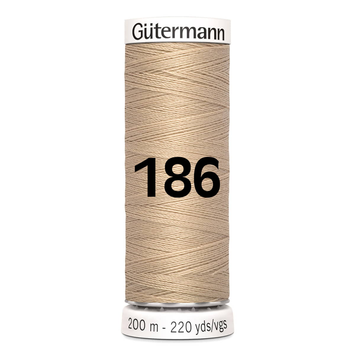 Gutermann garen | 200m | 186 beige naaigaren GM - 200 - 186 - BEIGE 4008015028046