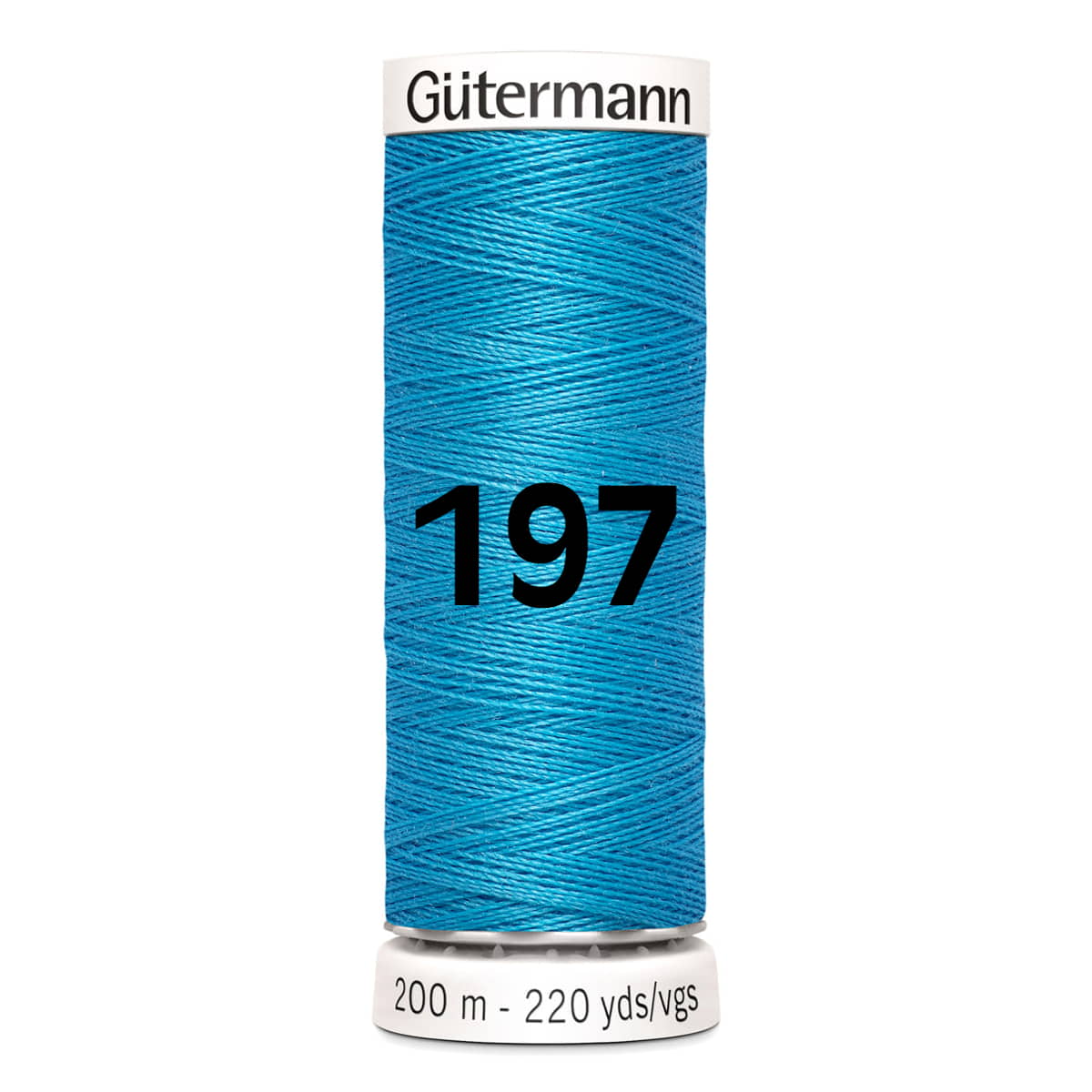 Gutermann garen | 200m | 197 turquoise naaigaren GM - 200 - 197 - TURQUOISE 4008015028220