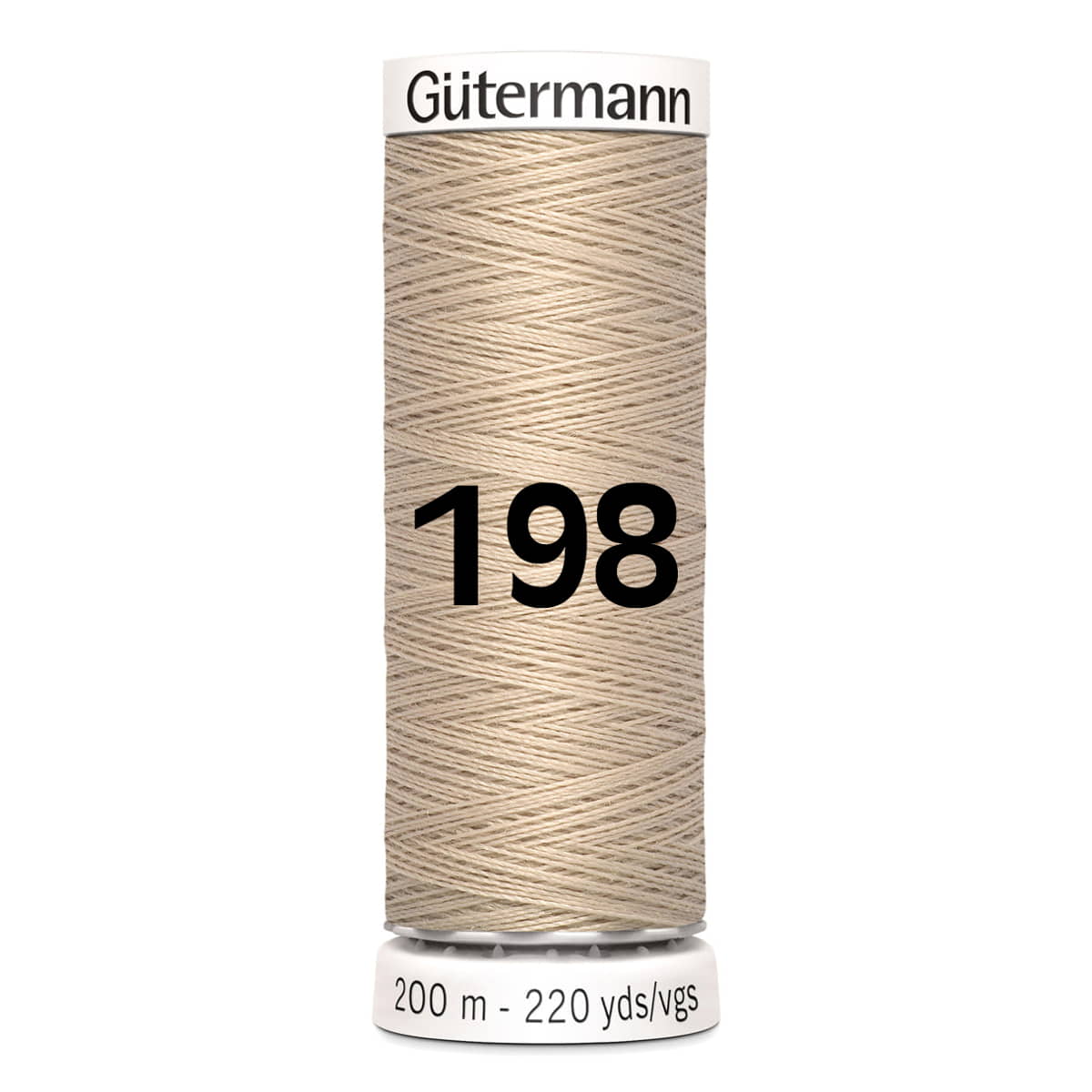 Gutermann garen | 200m | 198 lichtbeige naaigaren GM - 200 - 198 - LICHTBEIGE 4008015028244