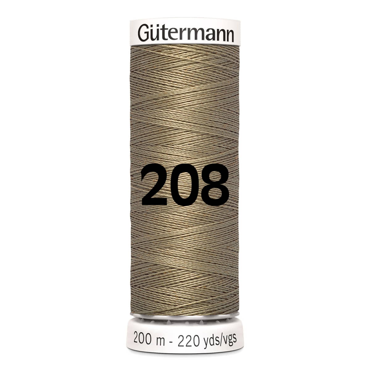 Gutermann garen | 200m | 208 beige naaigaren GM - 200 - 208 - BEIGE 4008015028343