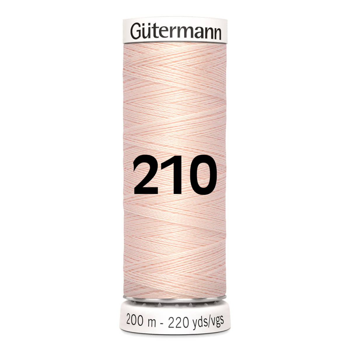 Gutermann garen | 200m | 210 licht zalm roze naaigaren GM - 200 - 210 - LICHT - ZALM - ROZE 4008015028381