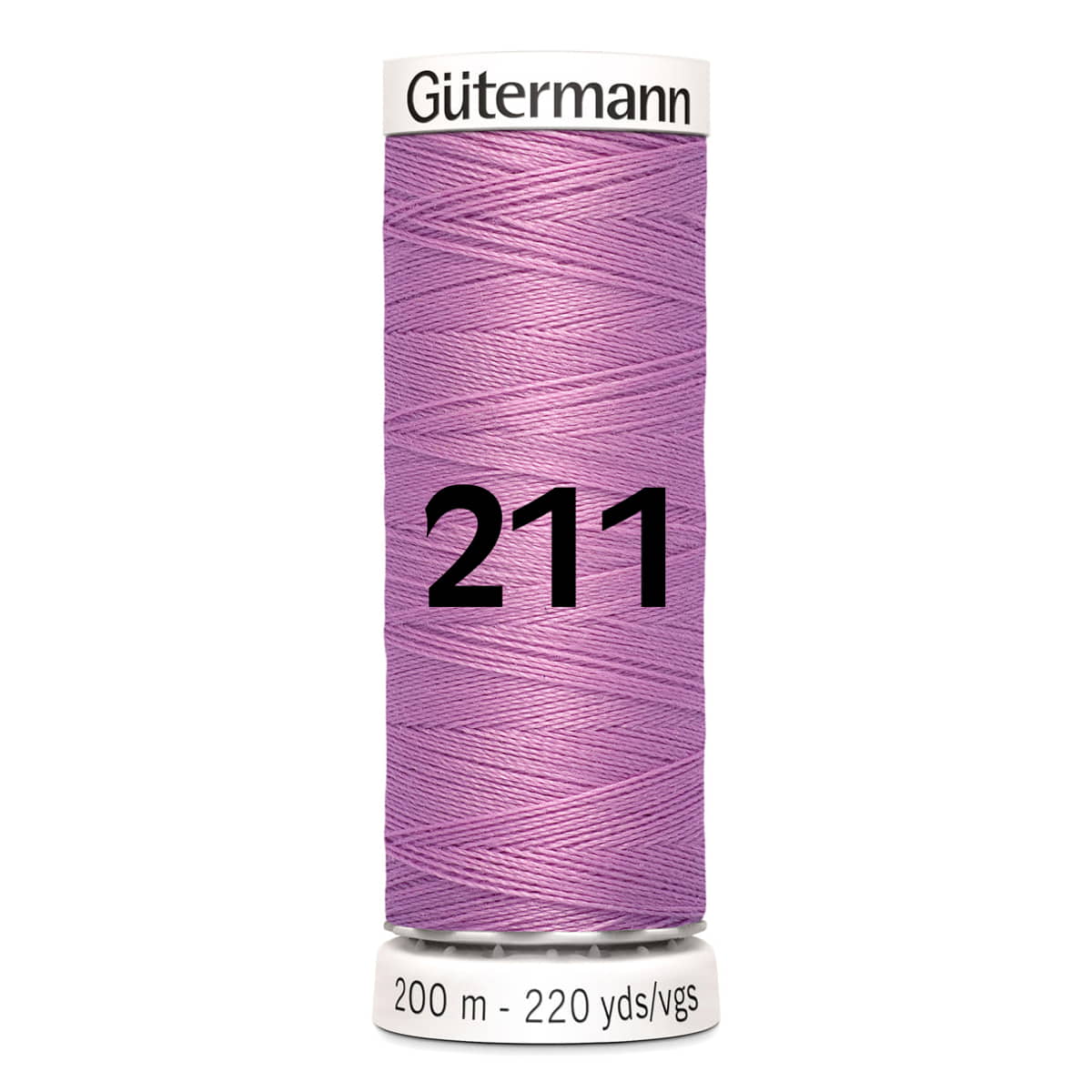 Gutermann garen | 200m | 211 lila roze naaigaren GM - 200 - 211 - LILA - ROZE 4008015028404