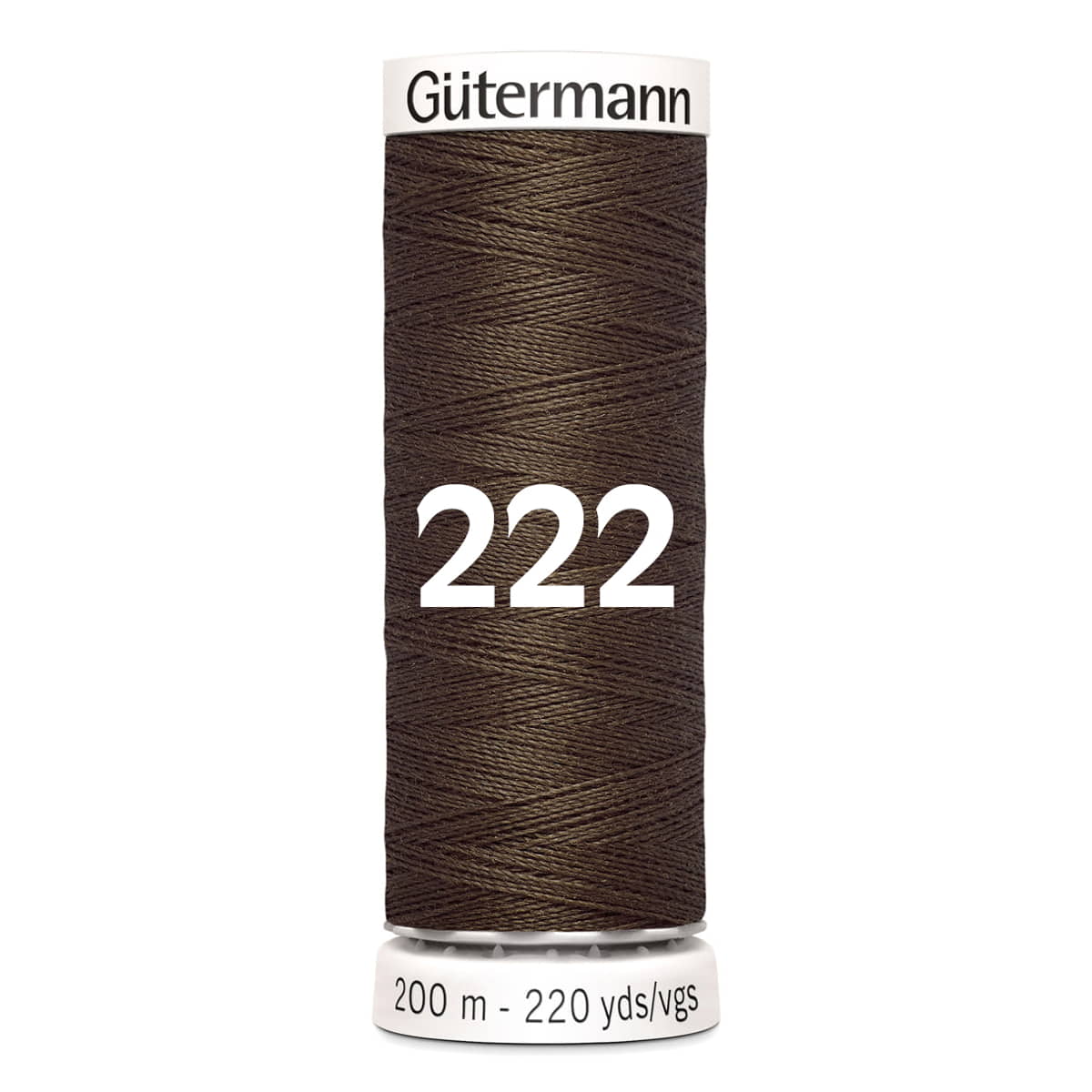 Gütermann garen | 200m | 222 bruin naaigaren GM - 200 - 222 - BRUIN 4008015028541