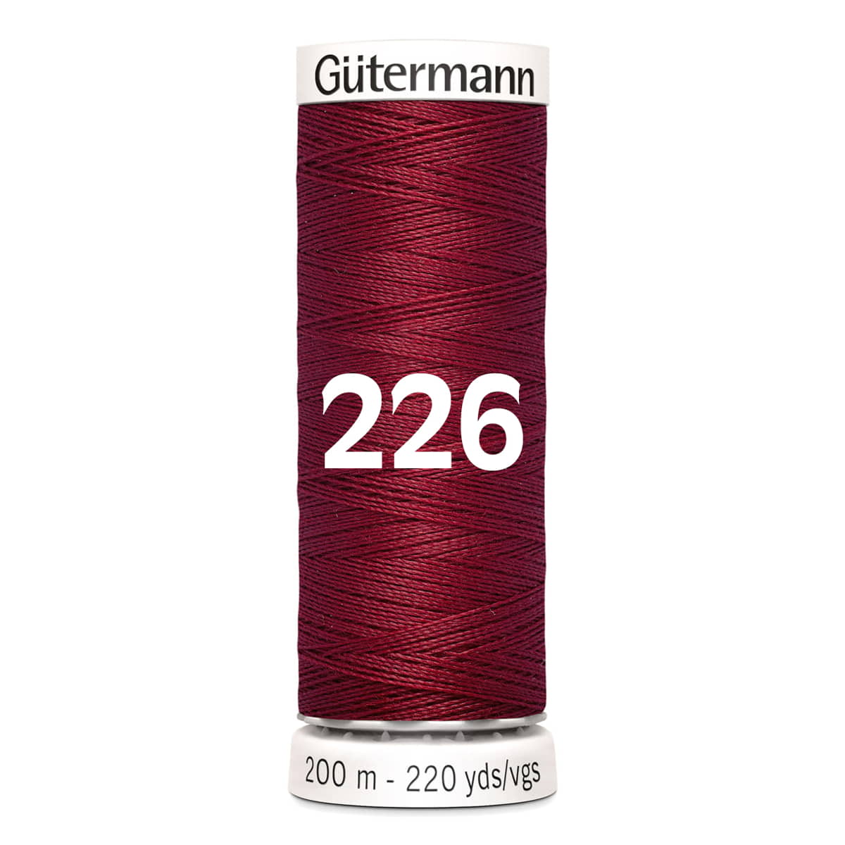 Gutermann garen | 200m | 226 bordeaux naaigaren GM - 200 - 226 - BORDEAUX 4008015028602