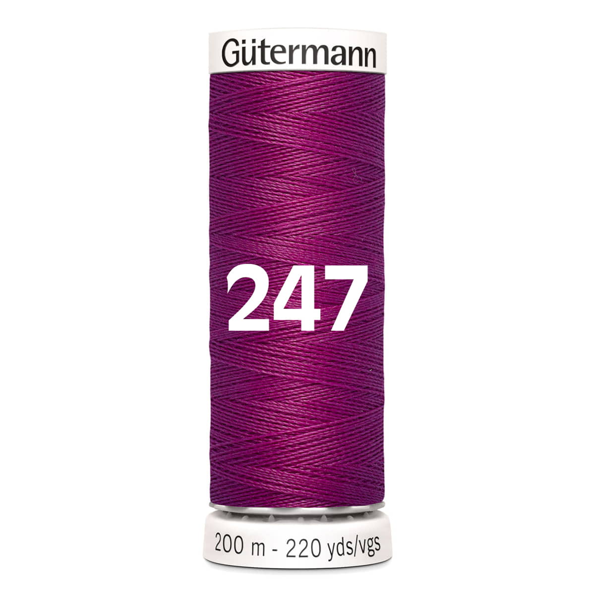 Gutermann garen | 200m | 247 donker fuchsia naaigaren GM - 200 - 247 - DONKER - FUCHSIA 4008015028862