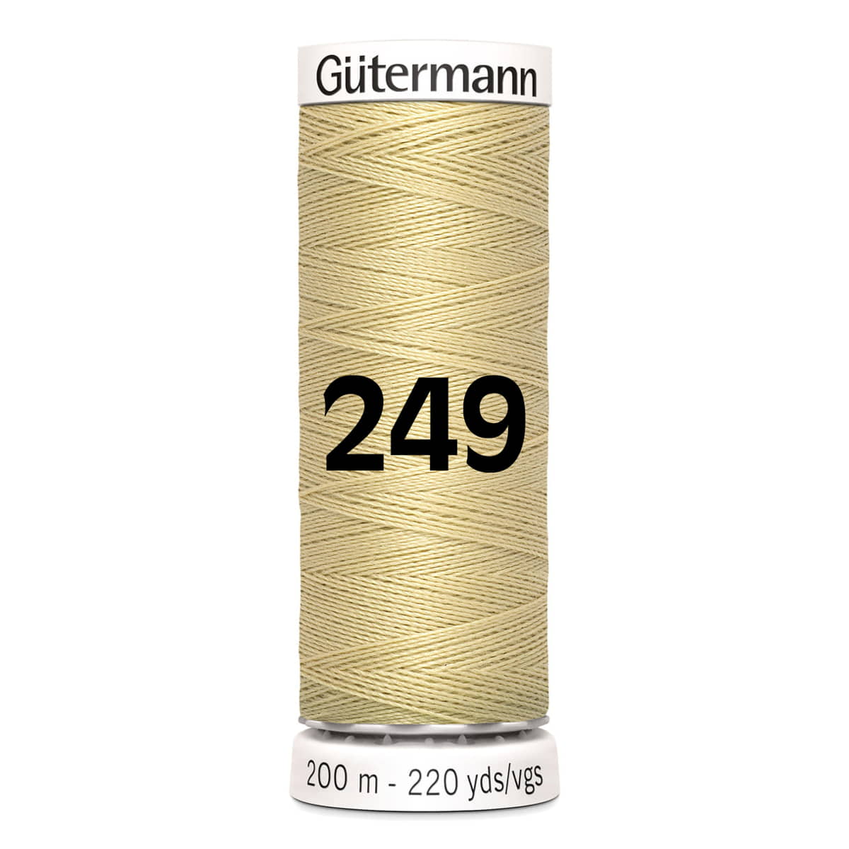 Gutermann garen | 200m | 249 geel beige naaigaren GM - 200 - 249 - GEEL - BEIGE 4008015028886