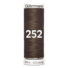 Gütermann garen | 200m | 252 donker bruin naaigaren GM - 200 - 252 - DONKER - BRUIN 4008015028923