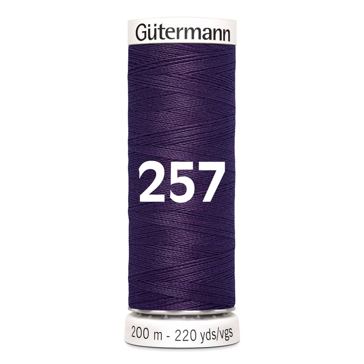 Gutermann garen | 200m | 257 donker paars naaigaren GM - 200 - 257 - DONKER - PAARS 4008015028985