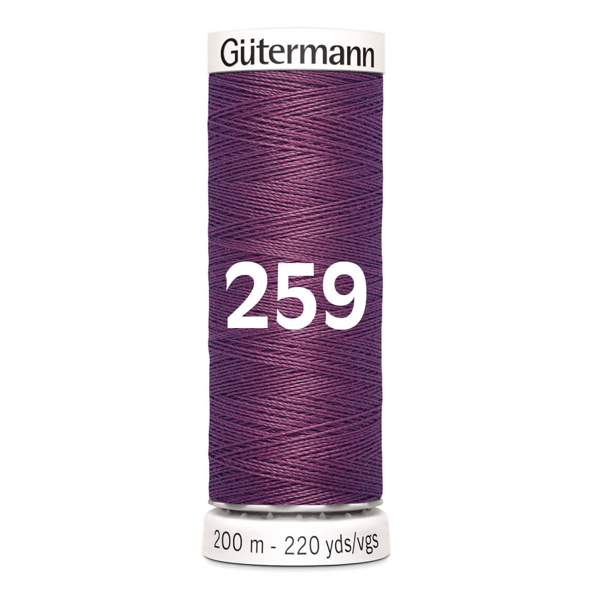 Gutermann garen | 200m | 259 donker magenta naaigaren GM - 200 - 259 - DONKER - MAGENTA 4008015029029