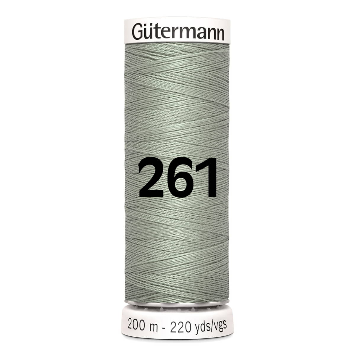 Gutermann garen | 200m | 261 groen grijs naaigaren GM - 200 - 261 - GROEN - GRIJS 4008015029043