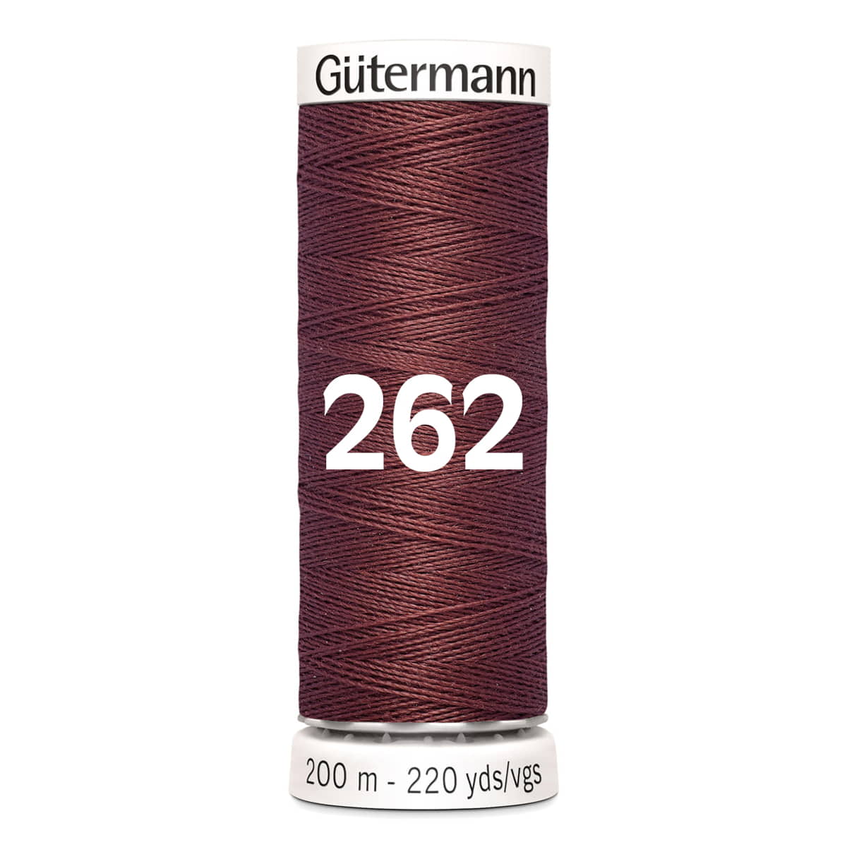 Gutermann garen | 200m | 262 bruin bordeaux naaigaren GM - 200 - 262 - BRUIN - BORDEAUX 4008015029067