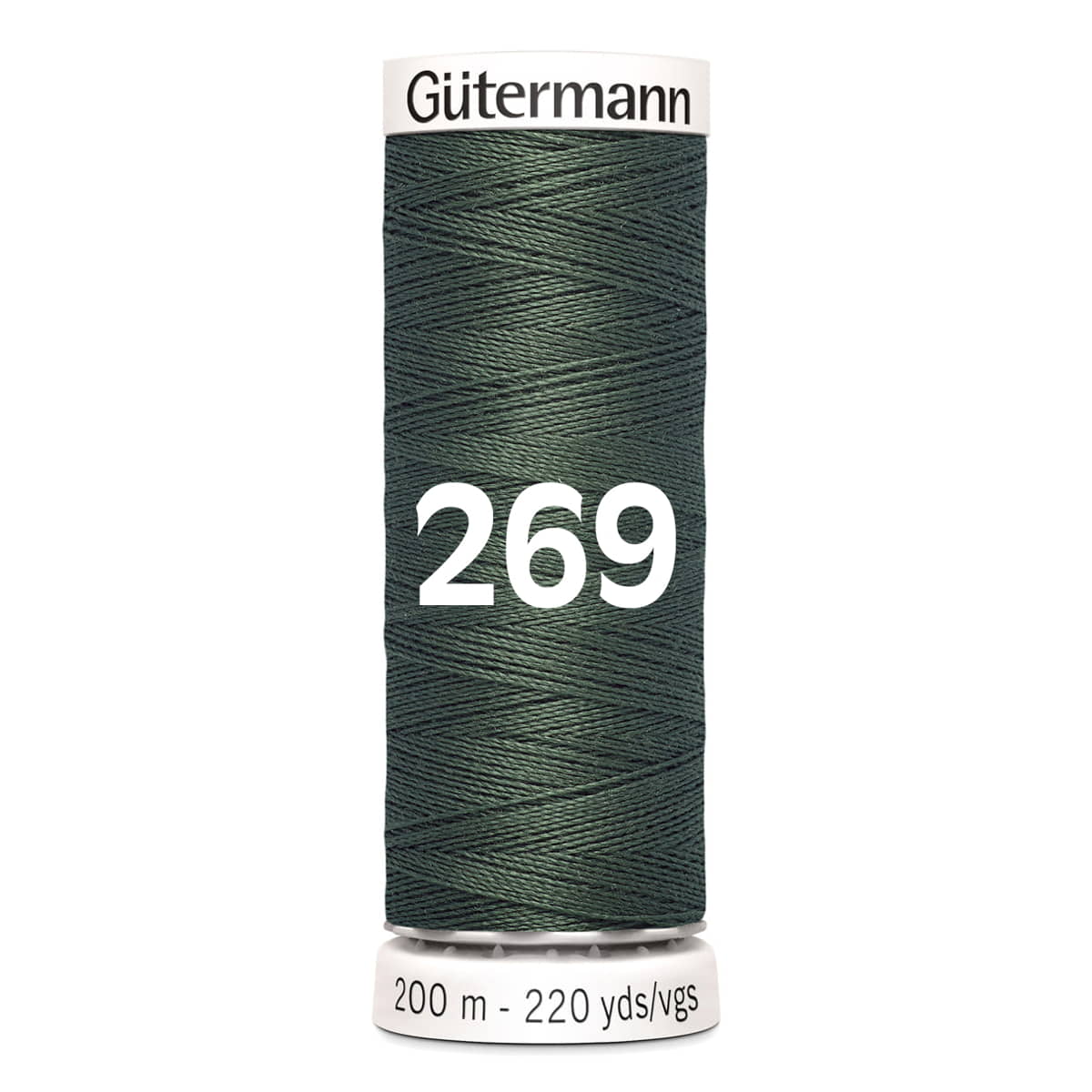 Gutermann garen | 200m | 269 donker legergroen naaigaren GM - 200 - 269 - DONKER - LEGERGROEN 4008015029166