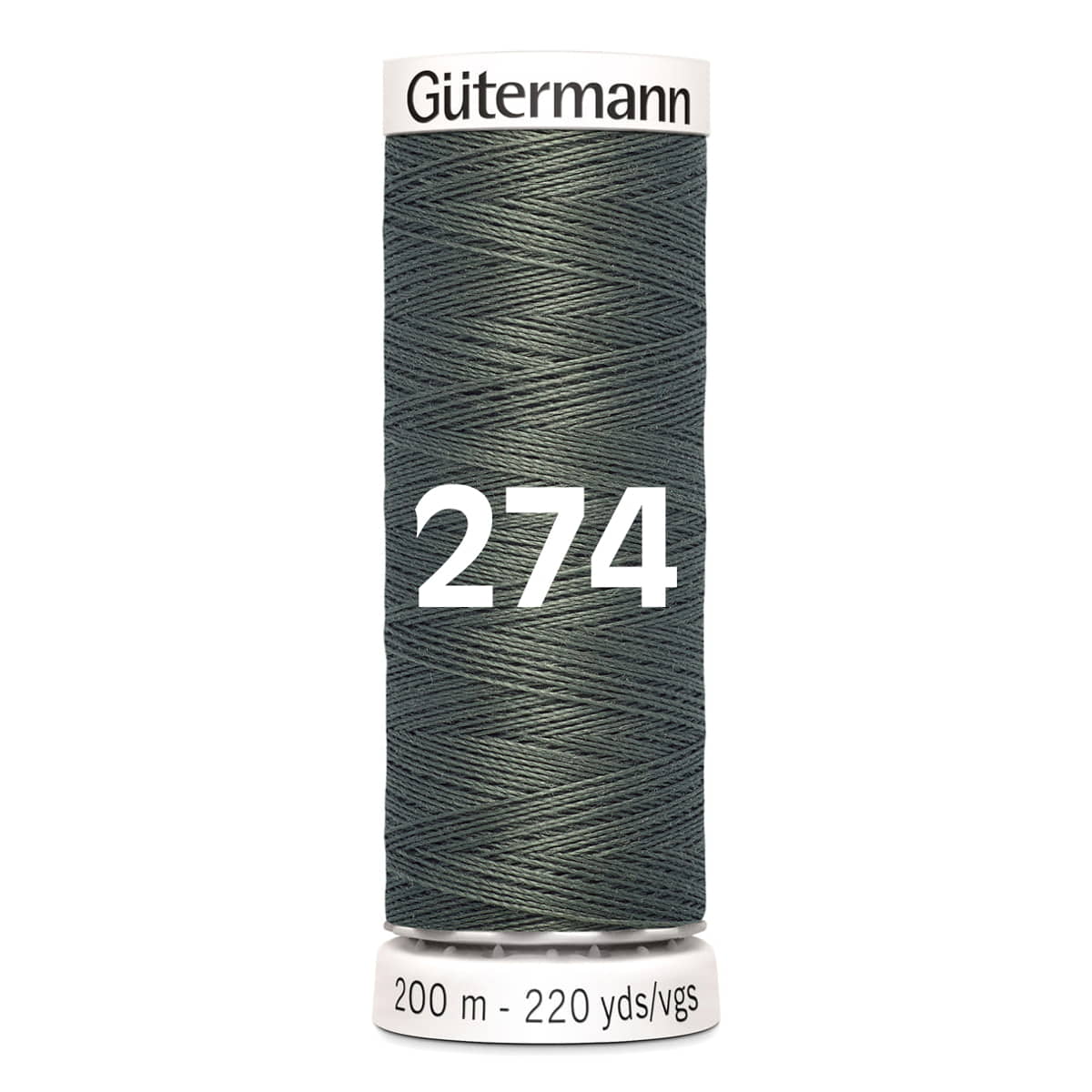 Gutermann garen | 200m | 274 donker legergroen naaigaren GM - 200 - 274 - DONKER - LEGERGROEN 4008015029203