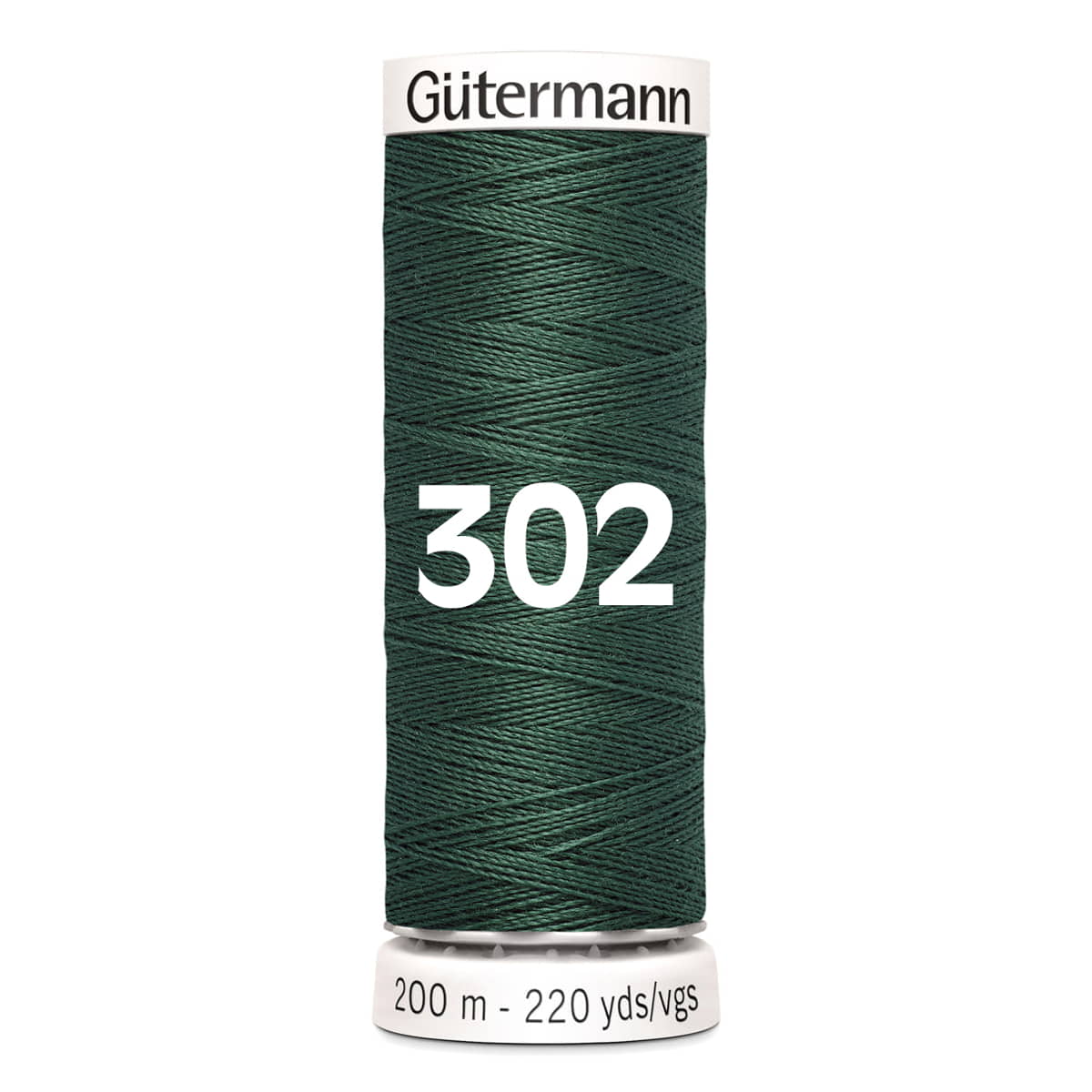 Gutermann garen | 200m | 302 donkergroen naaigaren GM - 200 - 302 - DONKERGROEN 4008015029586