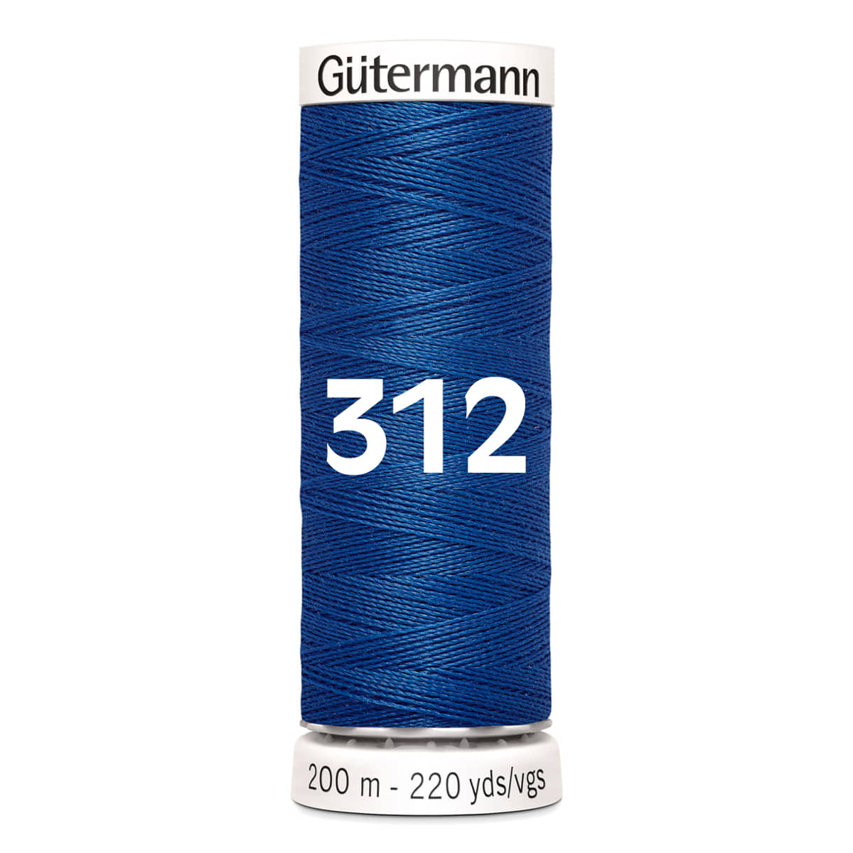 Gutermann garen | 200m | 312 blauw naaigaren GM - 200 - 312 - BLAUW 4008015029722