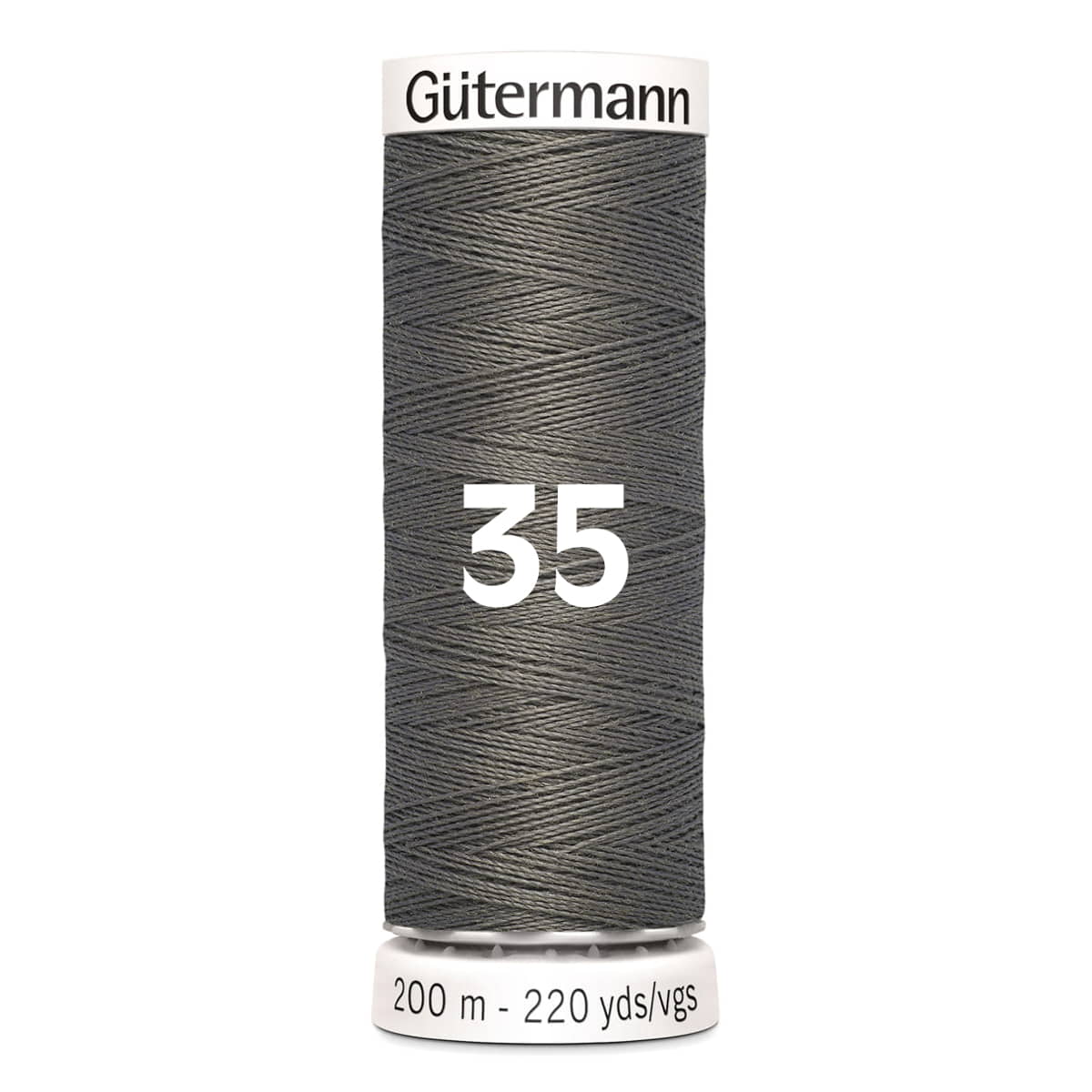 Gutermann garen | 200m | 35 donkergrijs naaigaren GM - 200 - 35 - DONKER - GRIJS 4008015026622