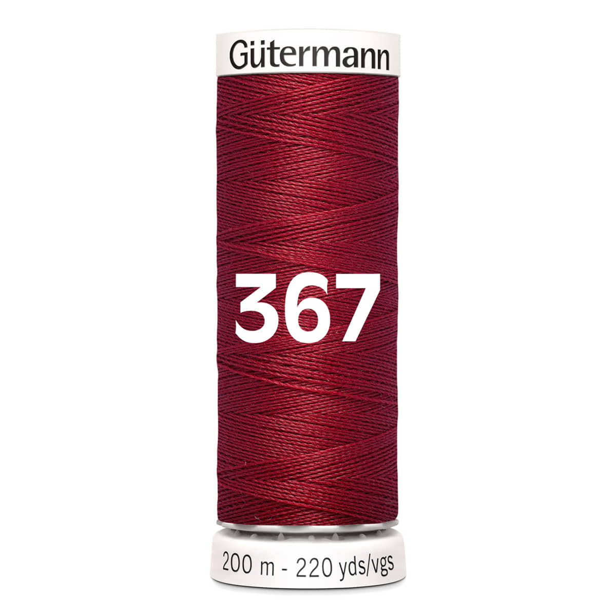 Gutermann garen | 200m | 367 donker rood naaigaren GM - 200 - 367 - DONKER - ROOD 4008015030209