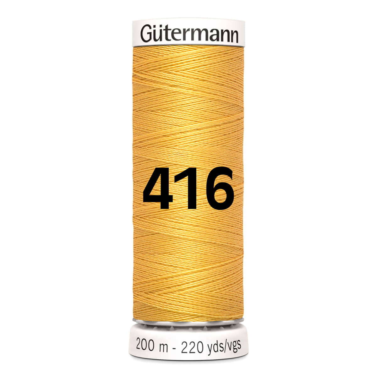 Gutermann garen | 200m | 416 licht goud naaigaren GM - 200 - 416 - LICHT - GOUD 4008015030780