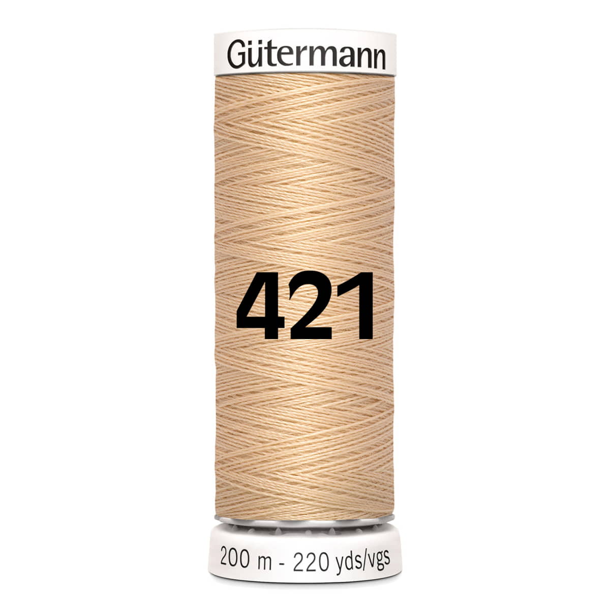 Gutermann garen | 200m | 421 lichtbeige naaigaren GM - 200 - 421 - LICHTBEIGE 4008015030827