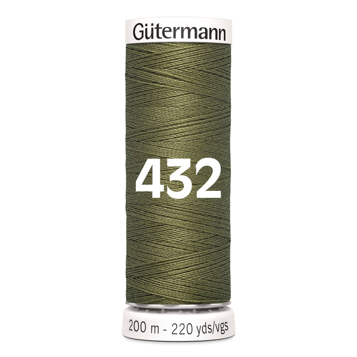 Gutermann garen | 200m | 432 olijfgroen naaigaren GM - 200 - 432 - OLIJFGROEN 4008015030940