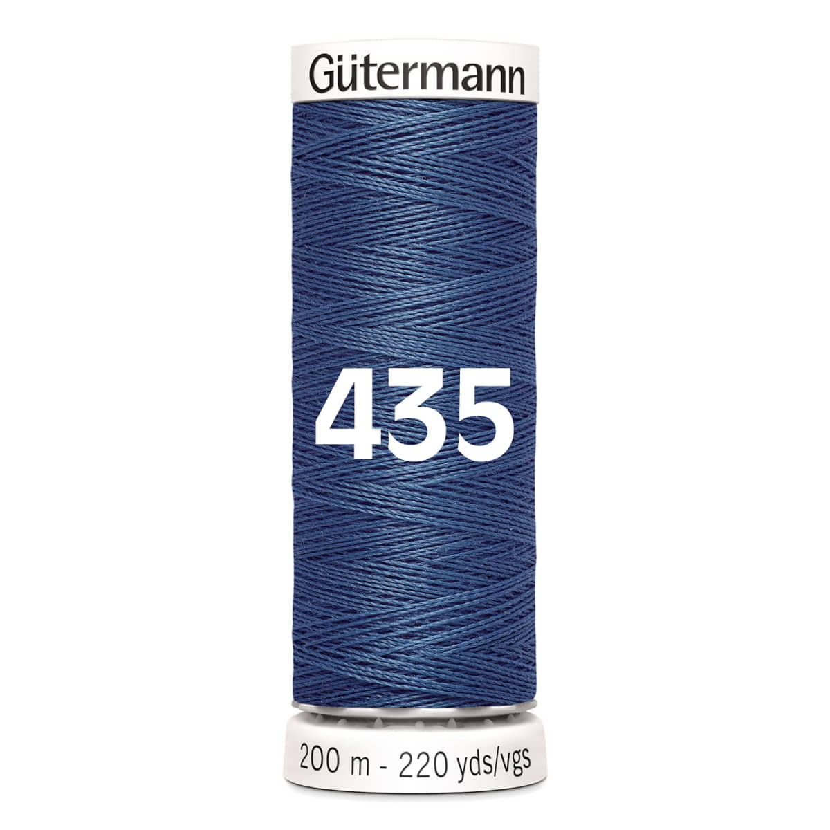 Gutermann garen | 200m | 435 donker denim naaigaren GM - 200 - 435 - DONKER - DENIM 4008015030988