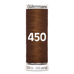 Gütermann garen | 200m | 450 bruin naaigaren GM - 200 - 450 - BRUIN 4008015031084