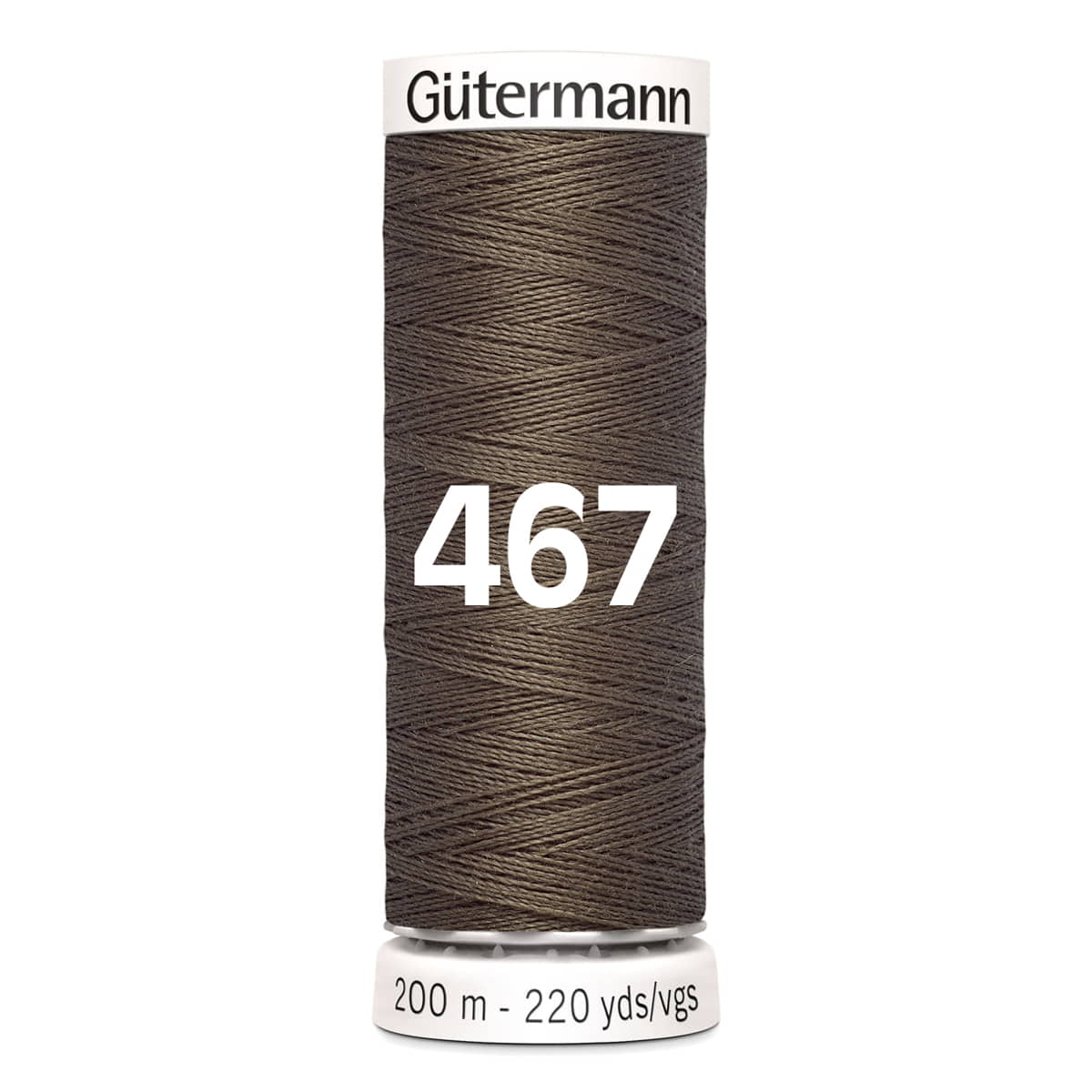 Gütermann garen | 200m | 467 donkerbeige naaigaren GM - 200 - 467 - DONKERBEIGE 4008015031220