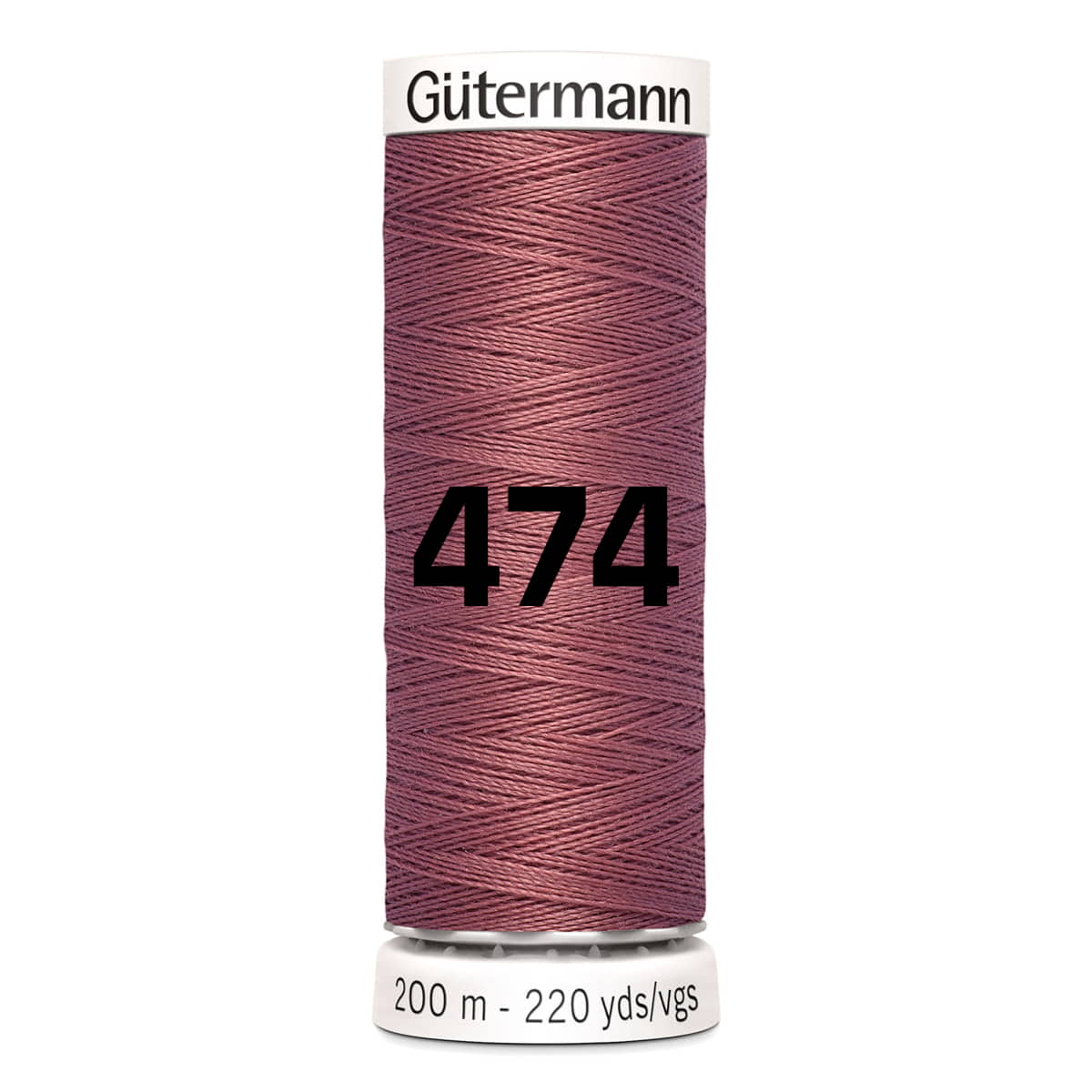 Gutermann garen | 200m | 474 donker oudroze naaigaren GM - 200 - 474 - DONKER - OUDROZE 4008015031305