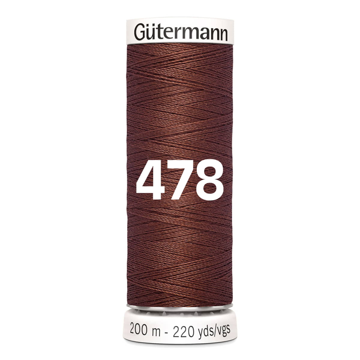 Gütermann garen | 200m | 478 roodbruin naaigaren GM - 200 - 478 - ROODBRUIN 4008015031343