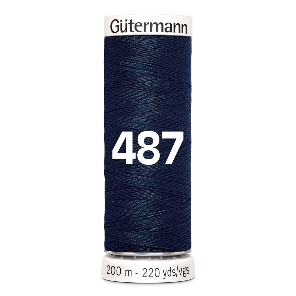 Gutermann garen | 200m | 487 diep donker petrol naaigaren GM - 200 - 487 - DIEP - DONKER - PETROL 4008015031442