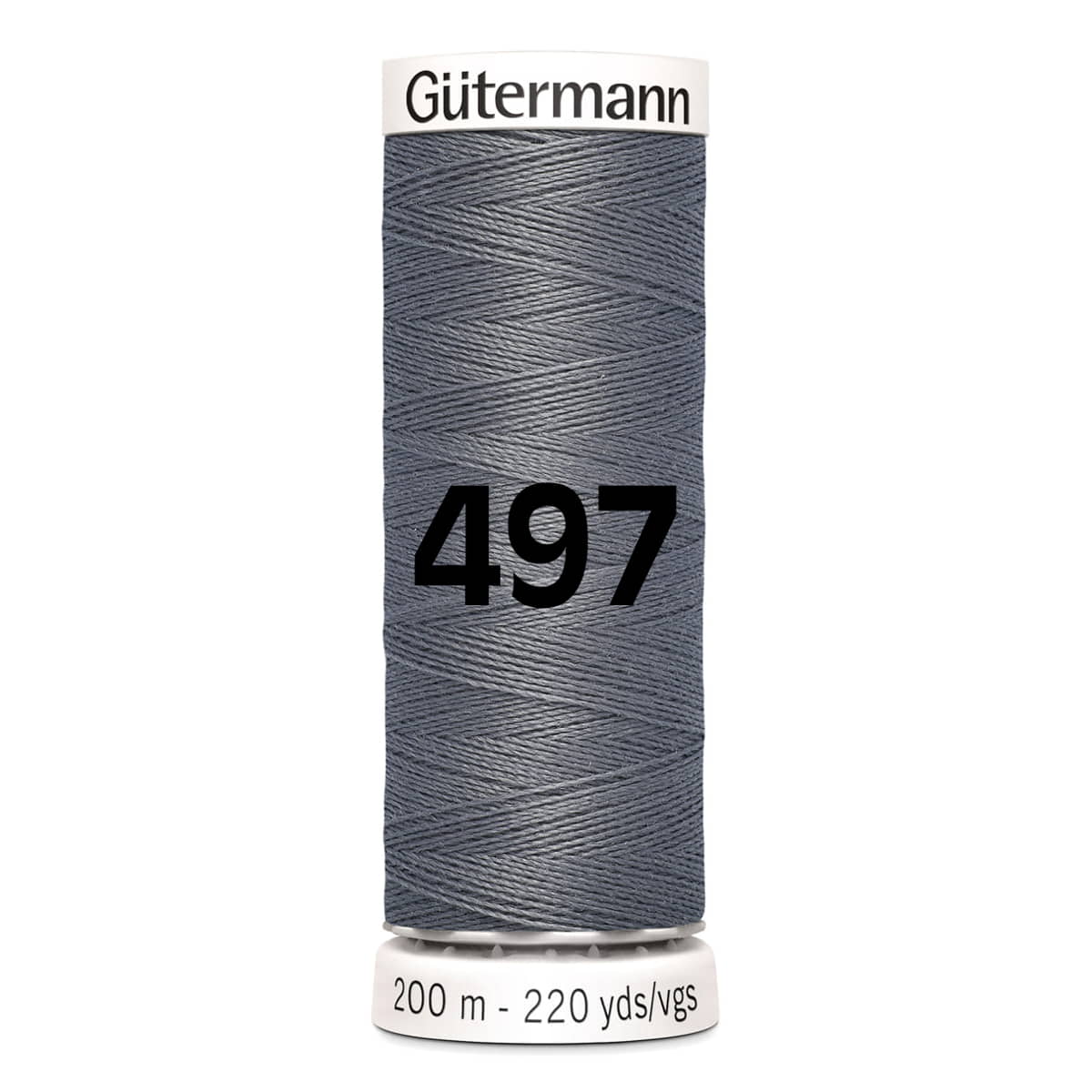 Gutermann garen | 200m | 497 grijs naaigaren GM - 200 - 497 - GRIJS 4008015031589