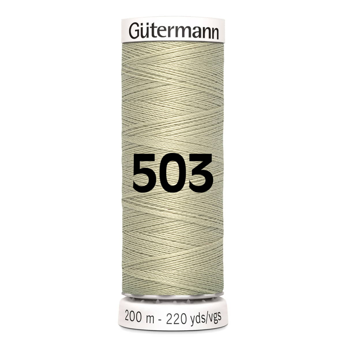 Gutermann garen | 200m | 503 beige groen naaigaren GM - 200 - 503 - BEIGE - GROEN 4008015031602