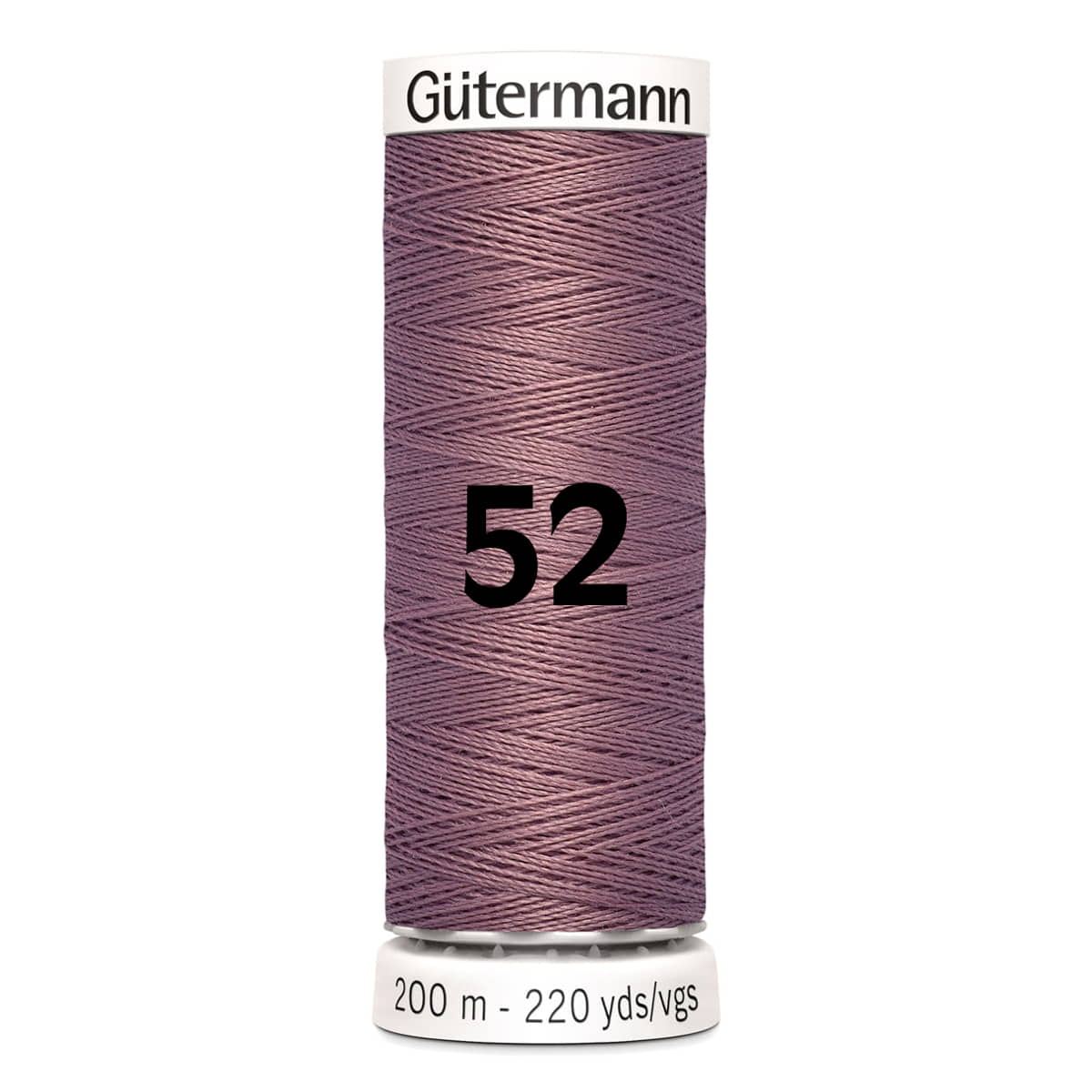 Gutermann garen | 200m | 52 donker oudroze naaigaren GM - 200 - 52 - DONKER - OUDROZE 4008015026806