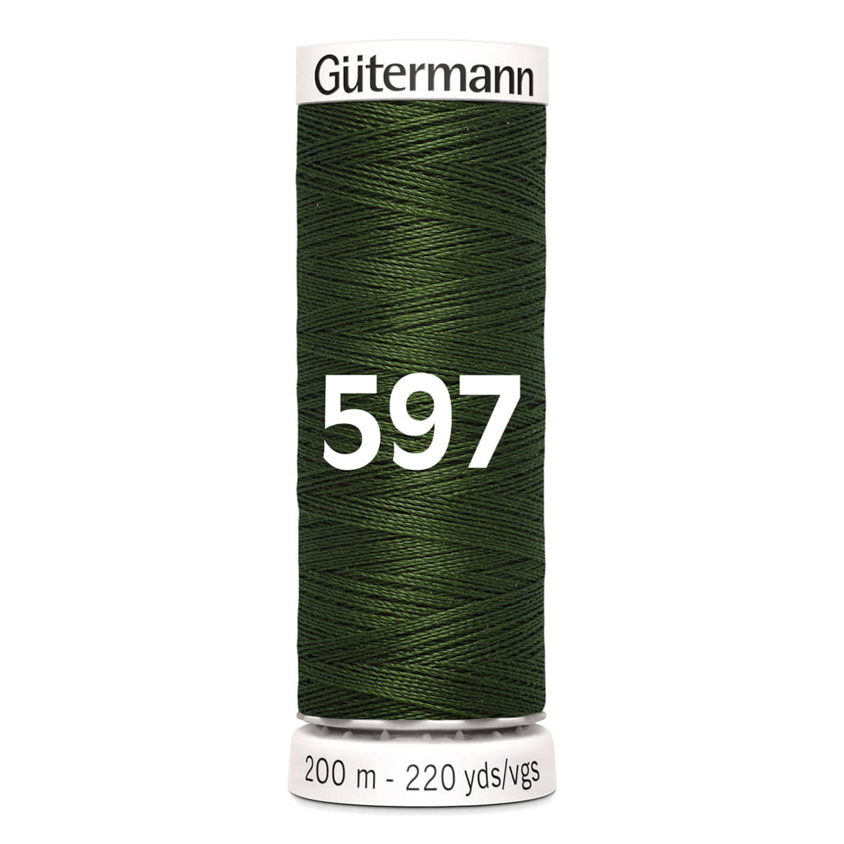 Gutermann garen | 200m | 597 donker legergroen naaigaren GM - 200 - 597 - DONKER - LEGERGROEN 4008015032227