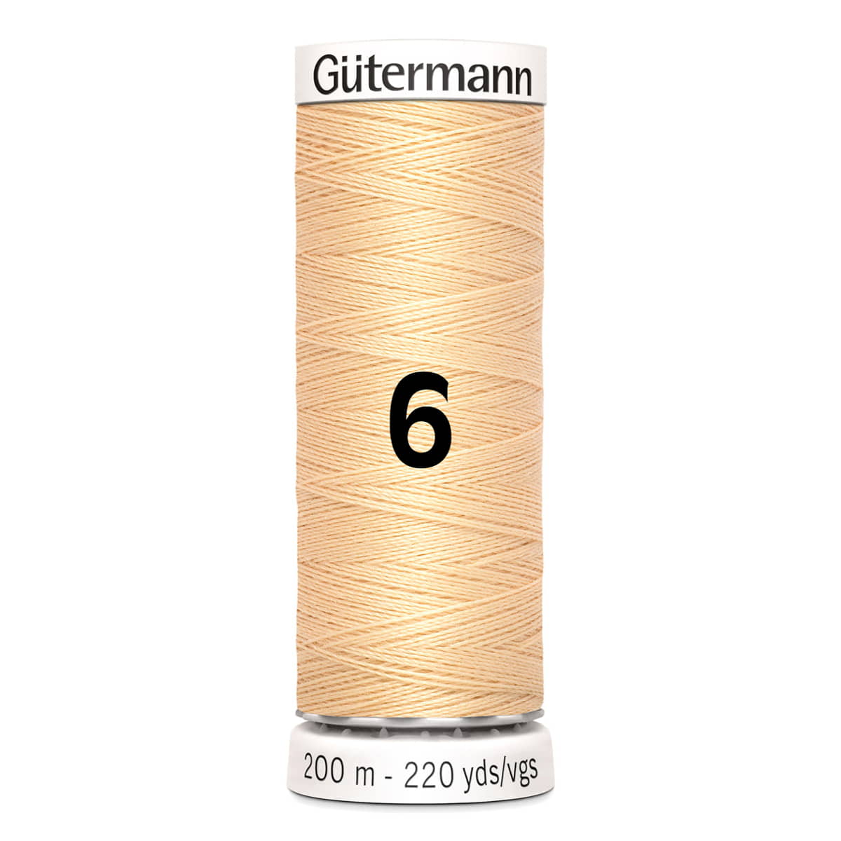 Gutermann garen | 200m | 6 donker ecru naaigaren GM - 200 - 6 - DONKER - ECRU 4008015026226