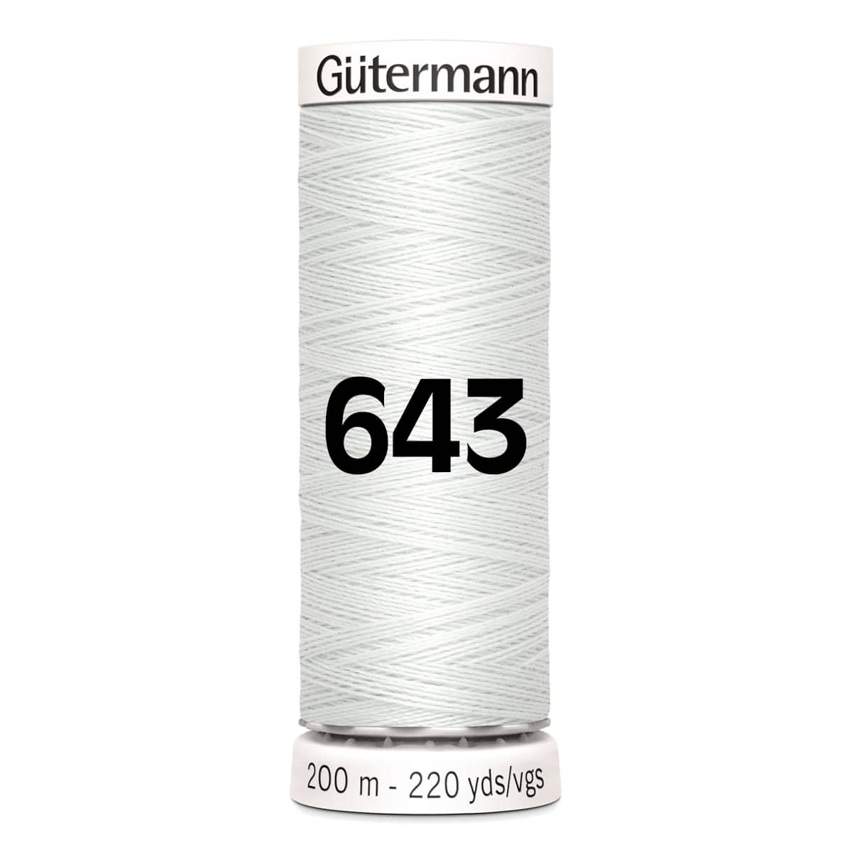 Gutermann garen | 200m | 643 lichtgrijs naaigaren GM - 200 - 643 - LICHTGRIJS 4008015032586