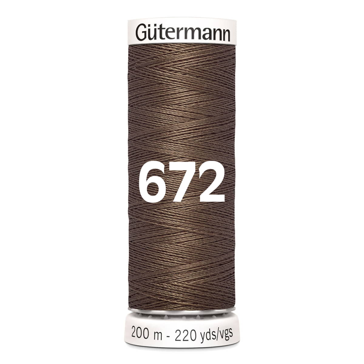 Gutermann garen | 200m | 672 donkerbeige naaigaren GM - 200 - 672 - DONKERBEIGE 4008015032869