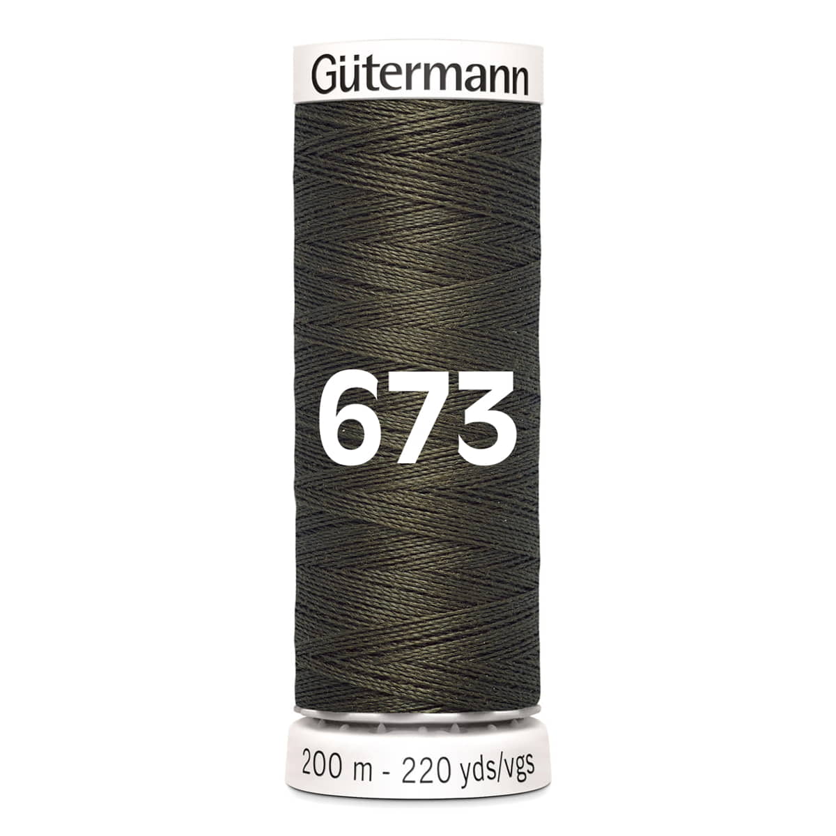 Gutermann garen | 200m | 673 bruin groen naaigaren GM - 200 - 673 - BRUIN - GROEN 4008015032883