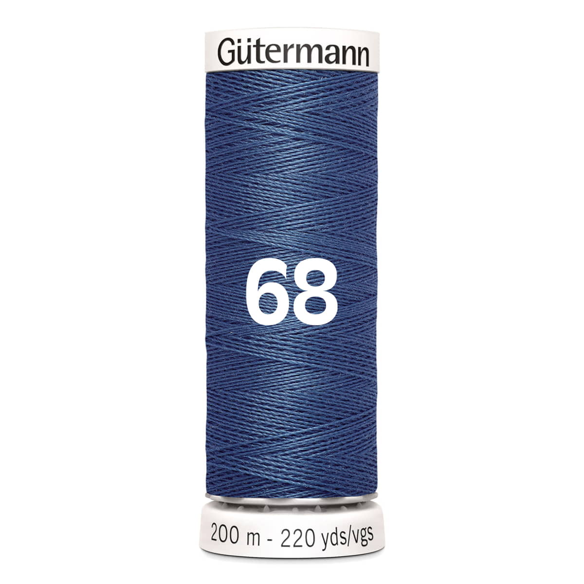 Gutermann garen | 200m | 68 donker denim naaigaren GM - 200 - 68 - DONKER - DENIM 4008015026929