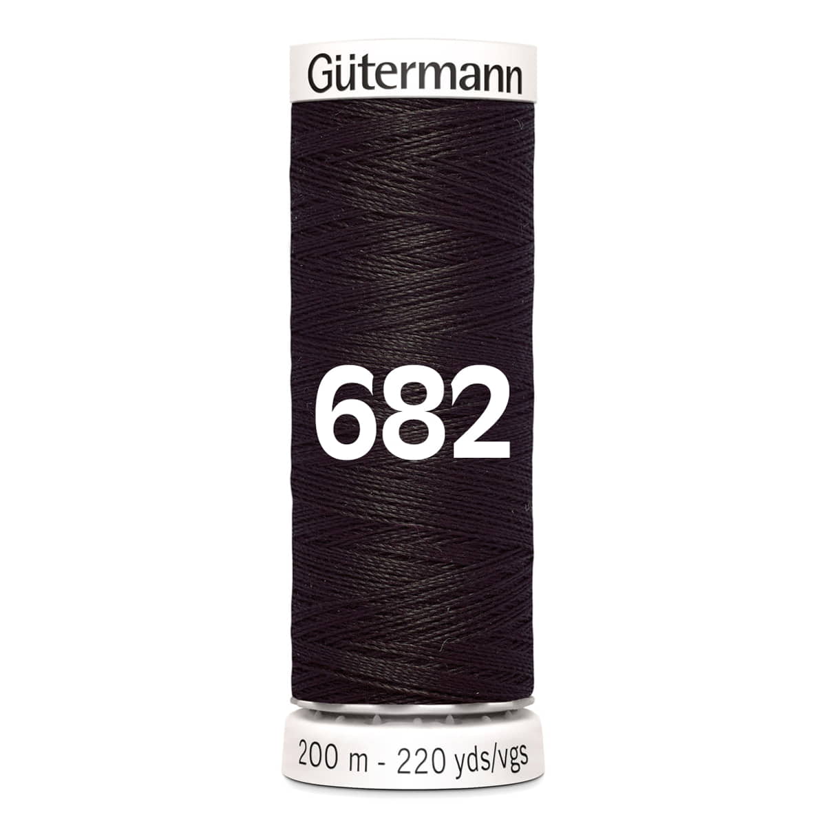 Gutermann garen | 200m | 682 extra donkerbruin naaigaren GM - 200 - 687 - EXTRA - DONKERBRUIN 4008015033026