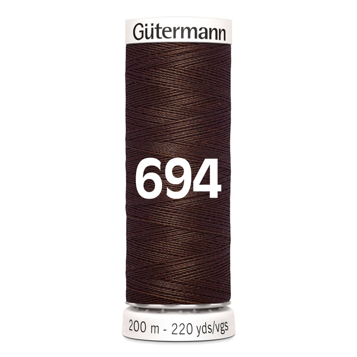 Gutermann garen | 200m | 694 donker bruin naaigaren GM - 200 - 694 - DONKERBRUIN 4008015033088