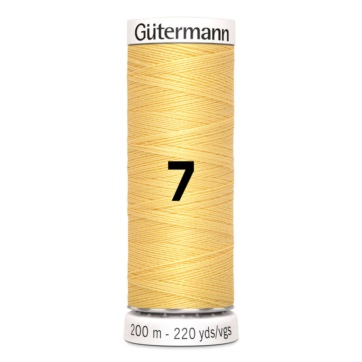 Gutermann garen | 200m | 7 licht maisgeel naaigaren GM - 200 - 7 - L - MAISGEEL 4008015026240