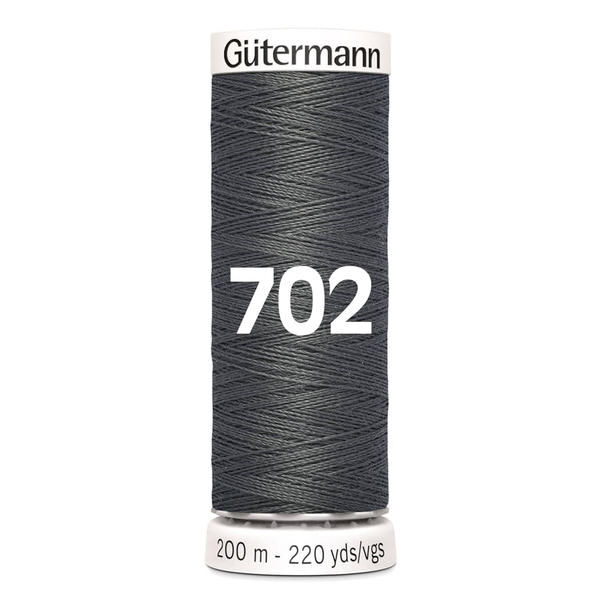 Gutermann garen | 200m | 702 donkergrijs naaigaren GM - 200 - 702 - DONKER - GRIJS 4008015033200