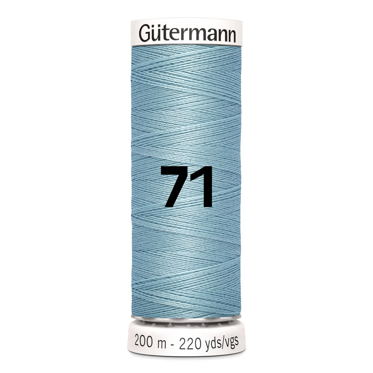 Gutermann garen | 200m | 71 blauw naaigaren GM - 200 - 71 - BLAUW 4008015026943